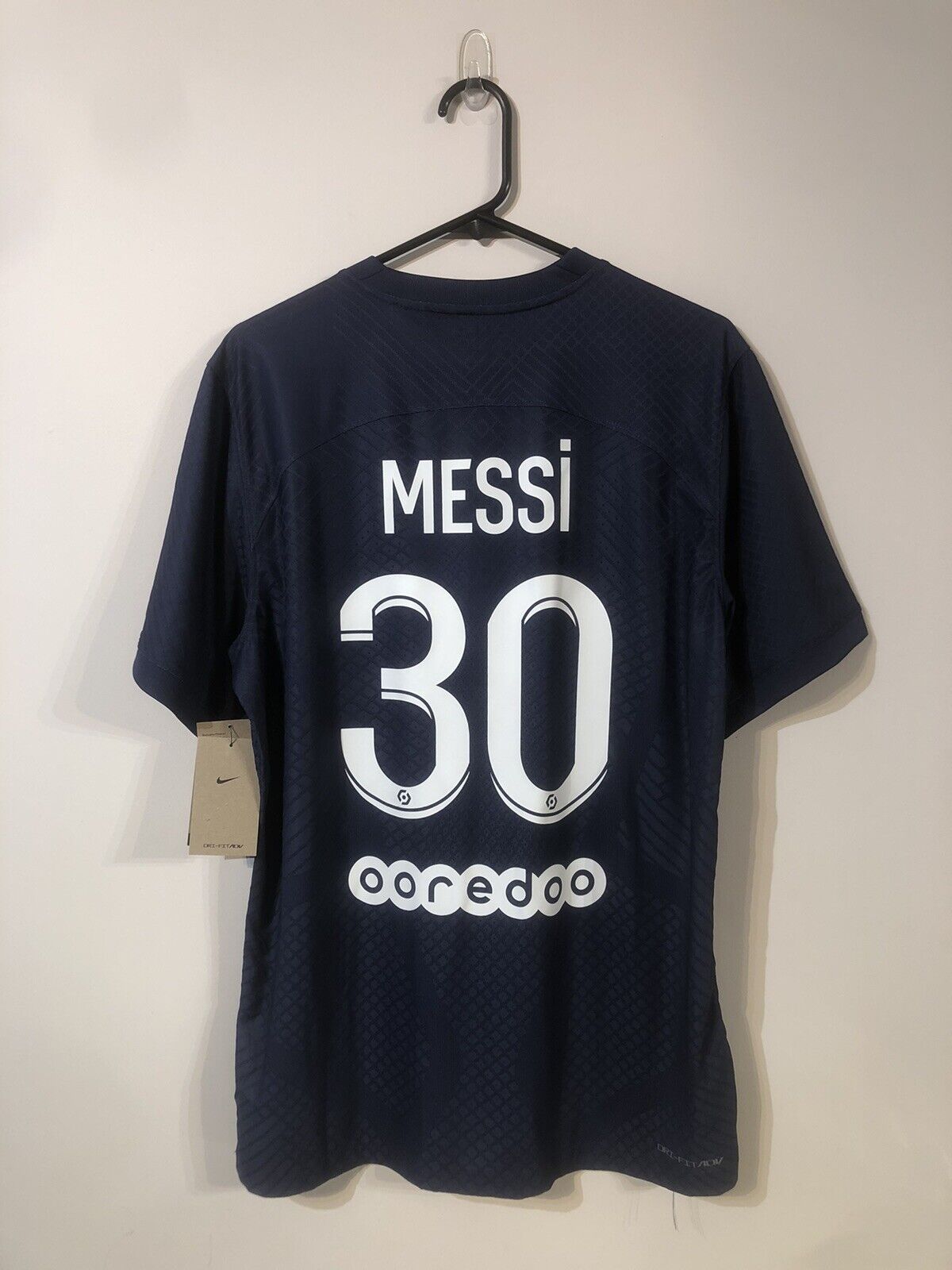Messi #30 Paris St Germain DriFitAdv 2022/23 Large Home Shirt Excellent Conditio