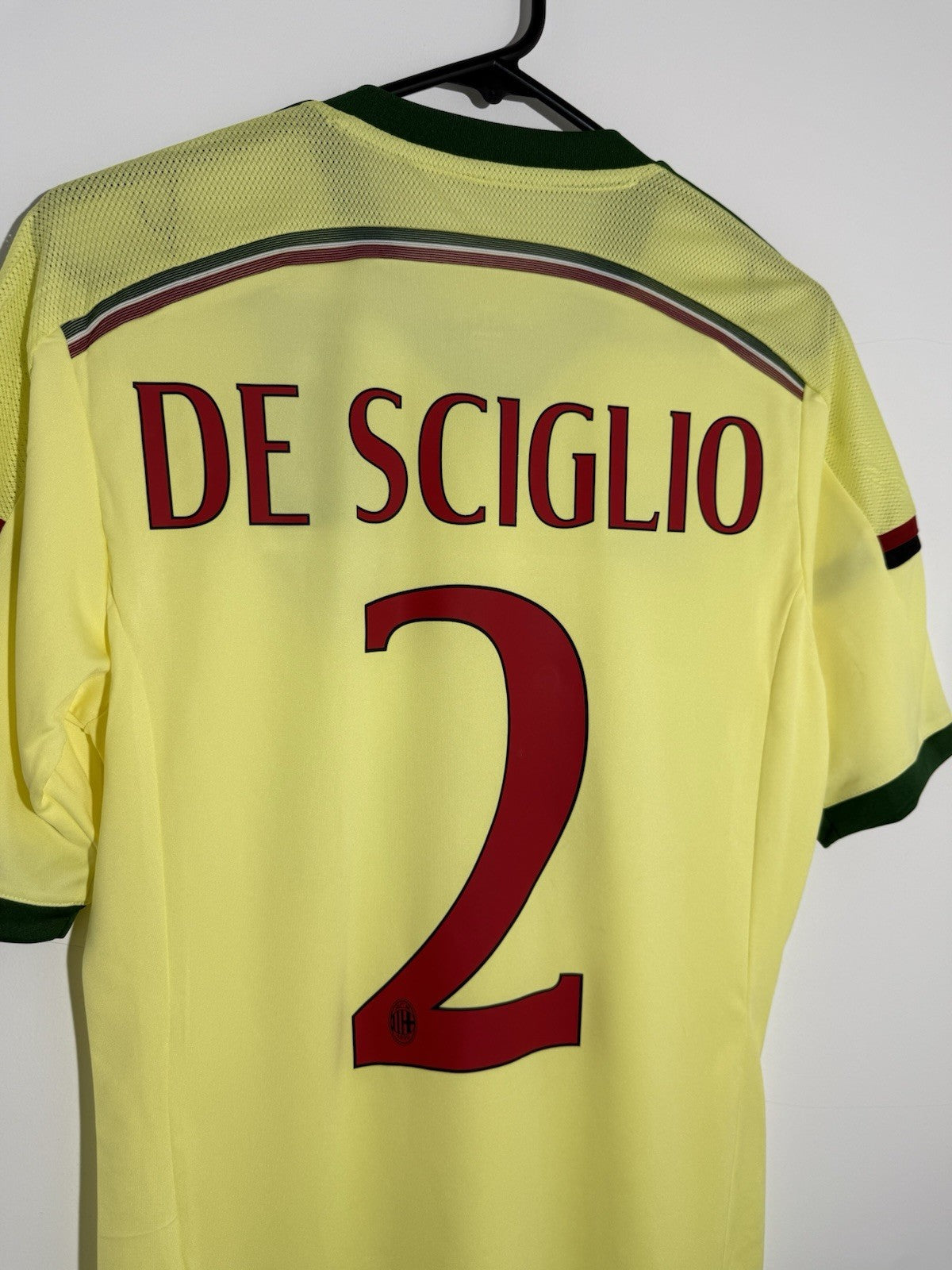 AC Milan De Sciglio #2 2014/15 Small 3rd Shirt Adidas BNWT D87207