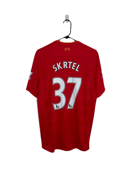 Liverpool Skrtel #37 2016/17 Medium Home Shirt Excellent Condition MT630001