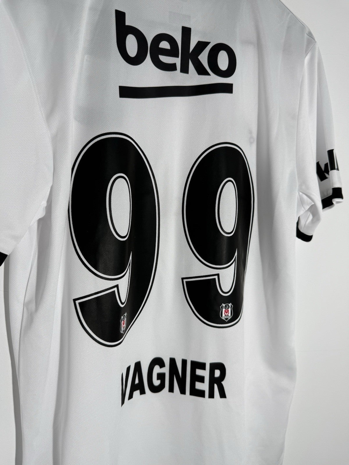 Besiktas Vagner #99 2018/19 Medium Home Shirt Adidas Excellent Condition CG0691