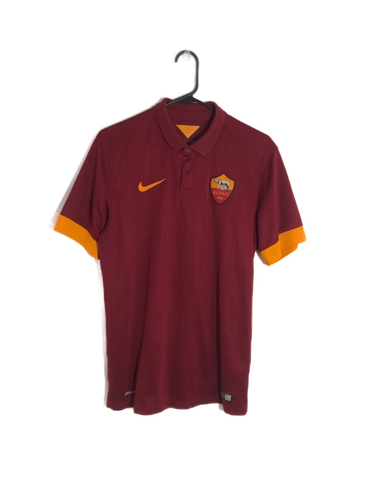 De Rossi 16 AS Roma 2014 15 Home Medium Shirt Very Good Condition 635811 678