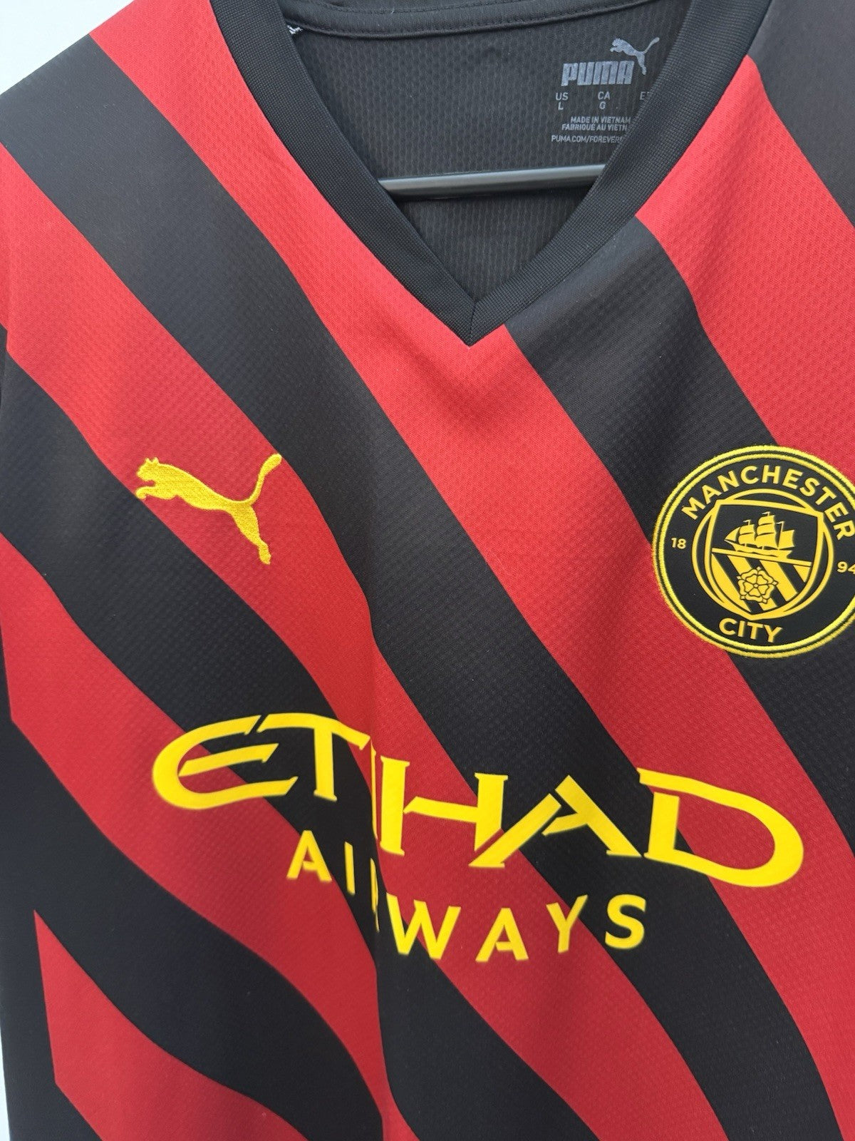 Manchester City Foden #47 2022/23 Large Away Shirt Excellent Condition
