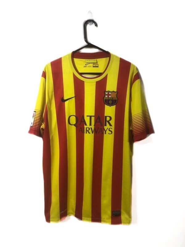 Messi 10 Barcelona 2013 14 Xl Away Shirt Excellent Condition 532823 703