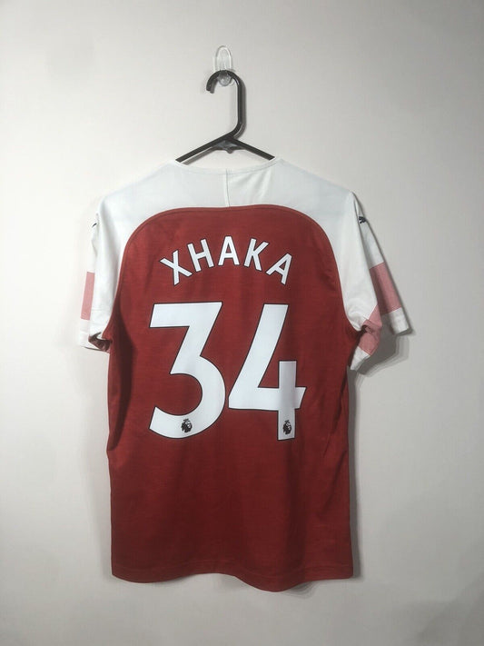 Xhaka #34 Arsenal 2018/19 Medium Home Shirt Puma Excellent Condition 753209-12