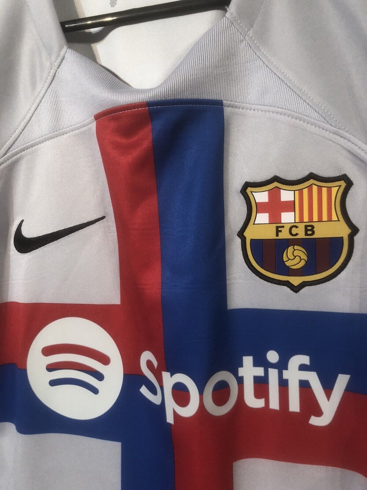 Lewandowski #9 Barcelona Euro 2022/23 3rd Large Football Shirt Nike BNWT