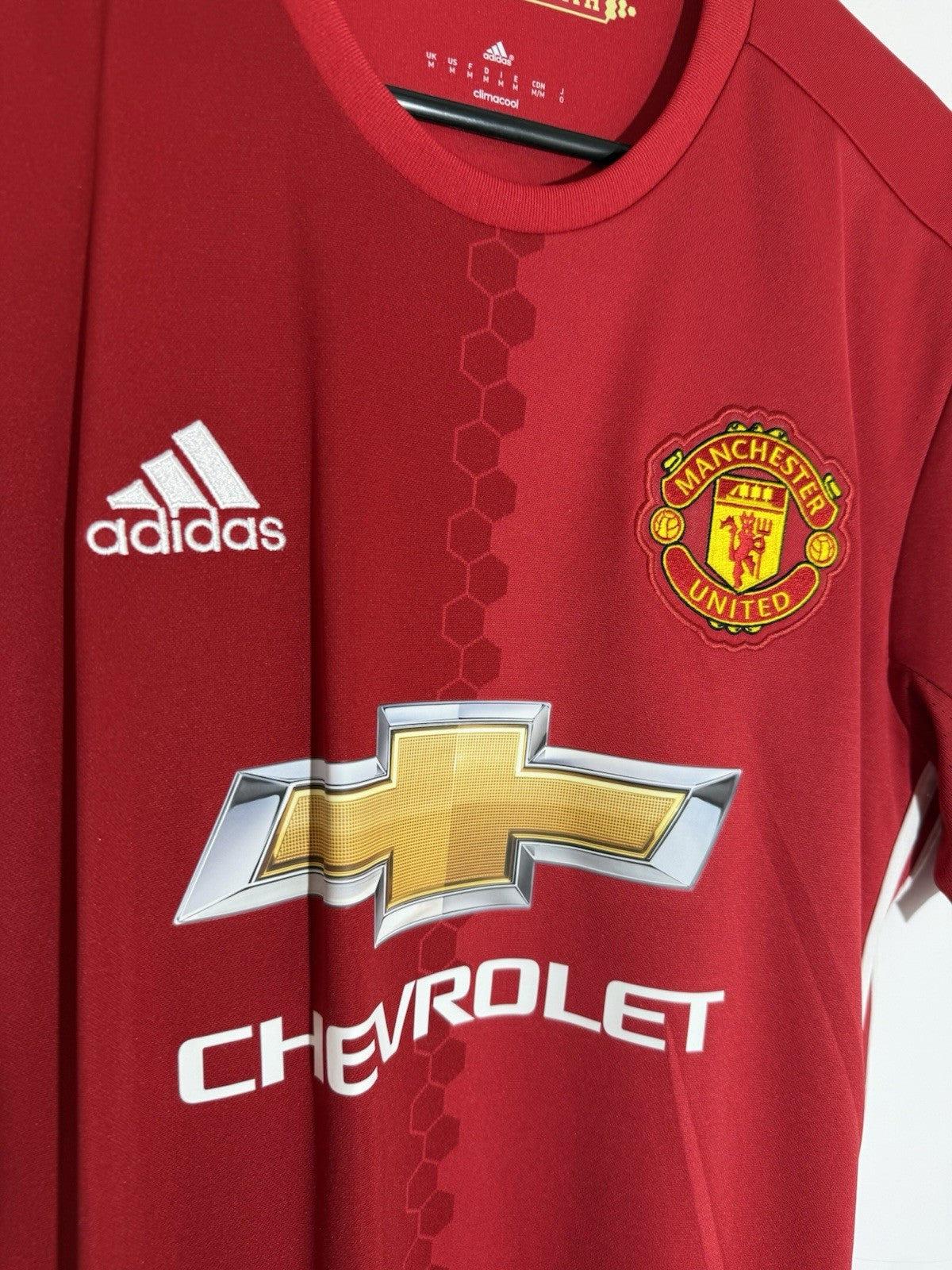 Manchester United Pogba #6 2016/17 Medium Home Shirt Adidas BNWT AI6720