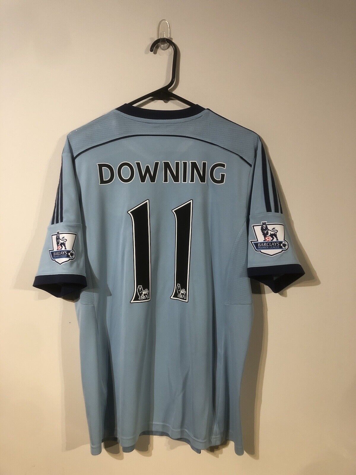 Downing #11 West Ham United 2014/15 Large Away Football Shirt Excellent Conditio