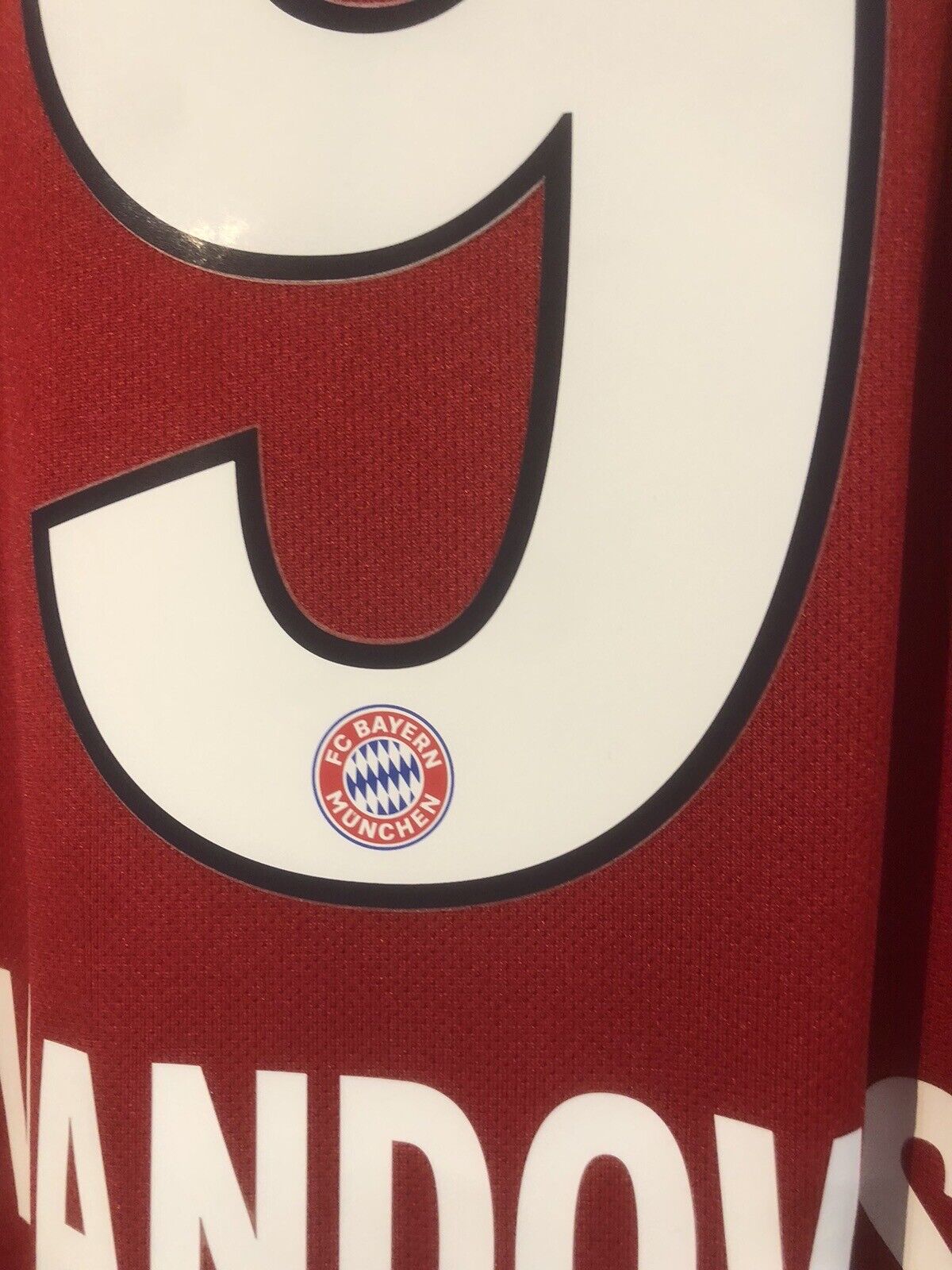 Lewandowski #9 Bayern Munich 2019/20 XL Home Football Shirt Excellent Condition