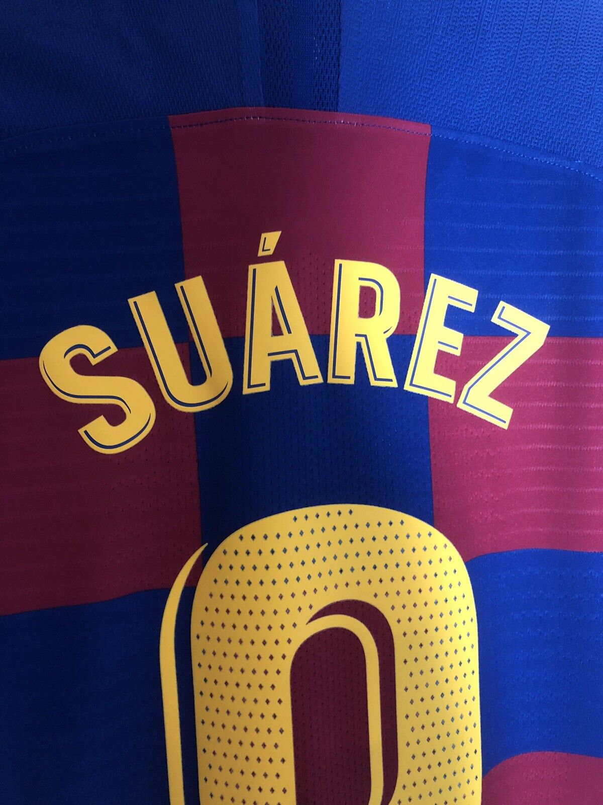 Suarez 9 Barcelona Vaporknit Medium 2019 20 Home Excellent Condition Aj5257 456