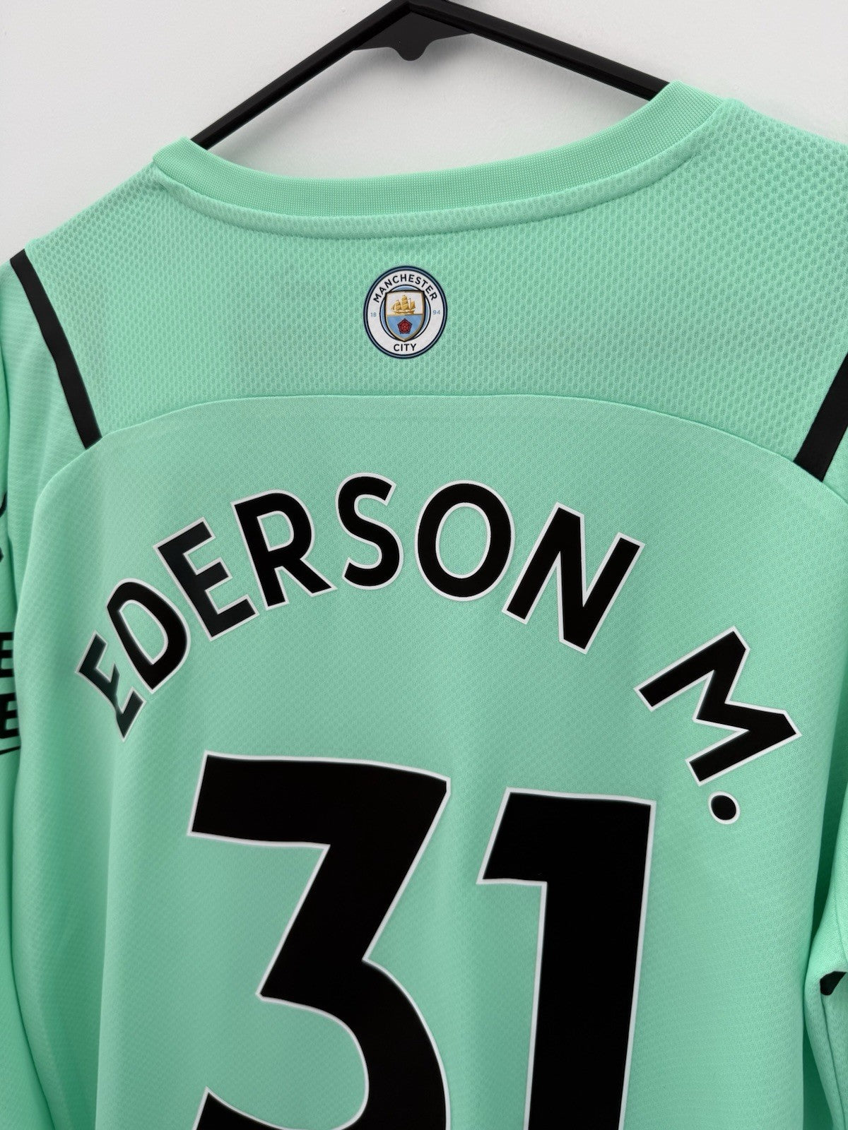 Manchester City Ederson M. #31 2021/22 Medium L/S GK Shirt BNWT 764618-50