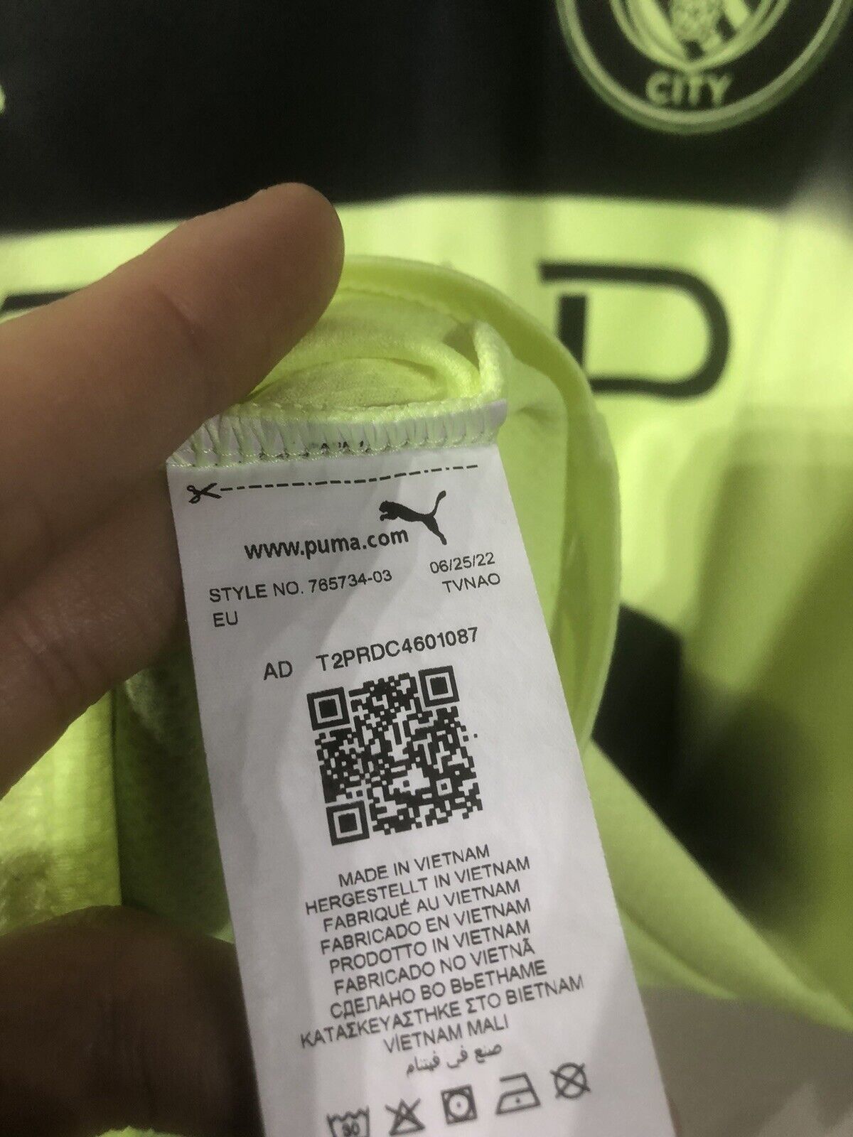 Rodri 16 Manchester City 2022 23 Large 3rd Shirt Excellent Condition 765734 03