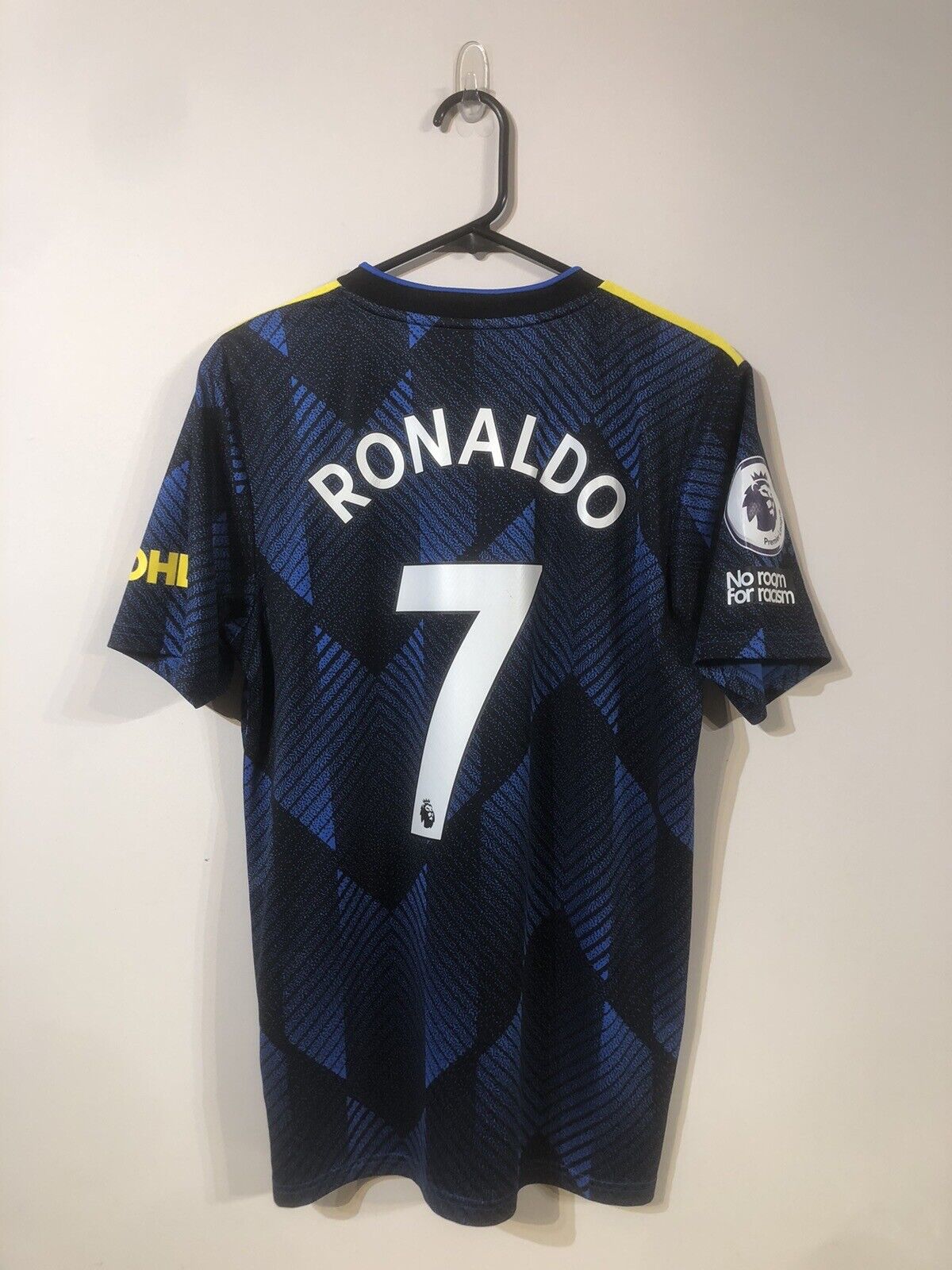 Ronaldo #7 Manchester United Medium 2021/22 3rd Shirt Adidas Excellent Condition