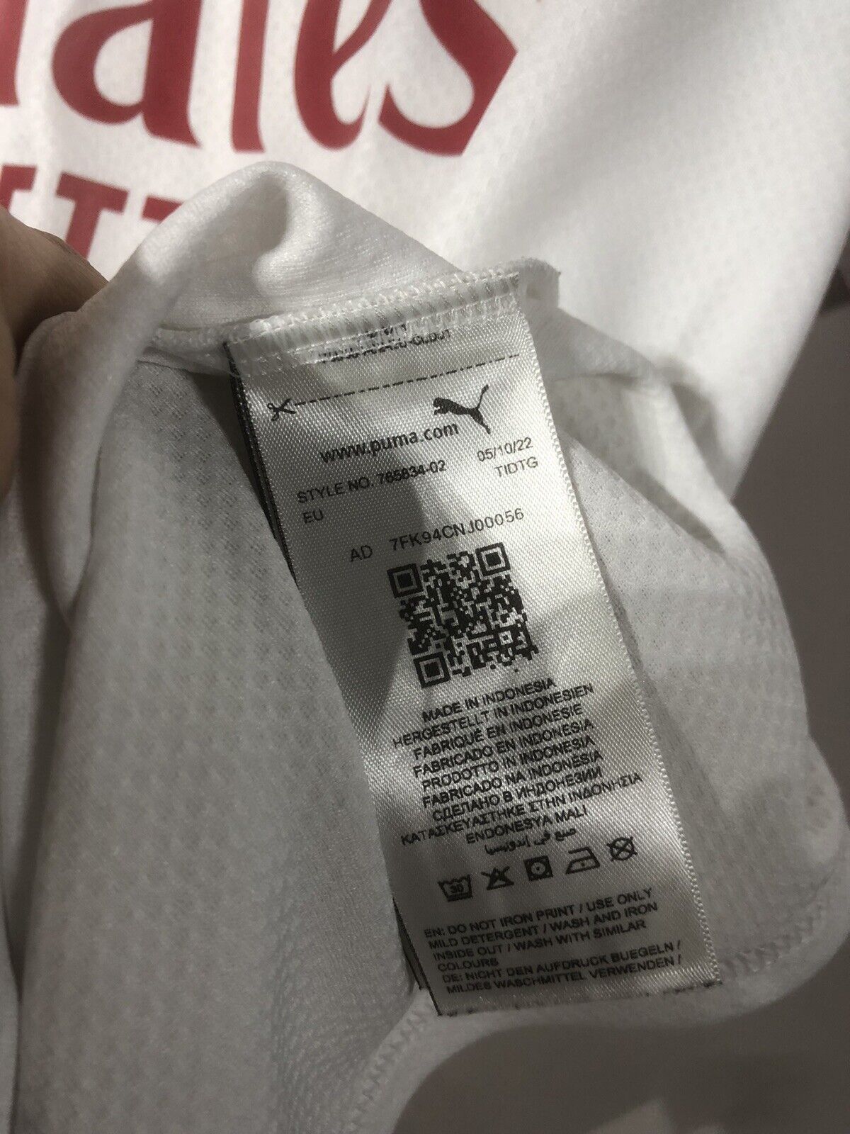 Giroud #9 AC Milan Medium 2022/23 Away Football Shirt Puma Excellent Condition