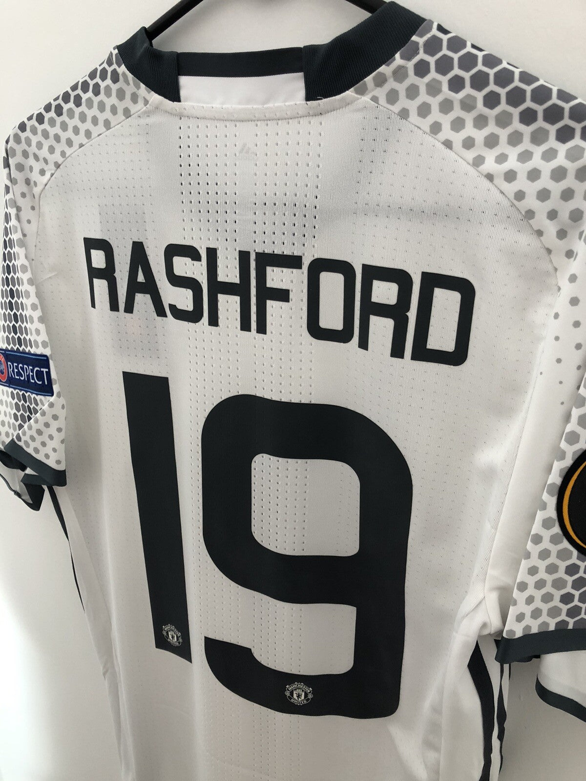 Manchester United Rashford #19 2016/17 Adizero Medium 3rd BNWT AI6662