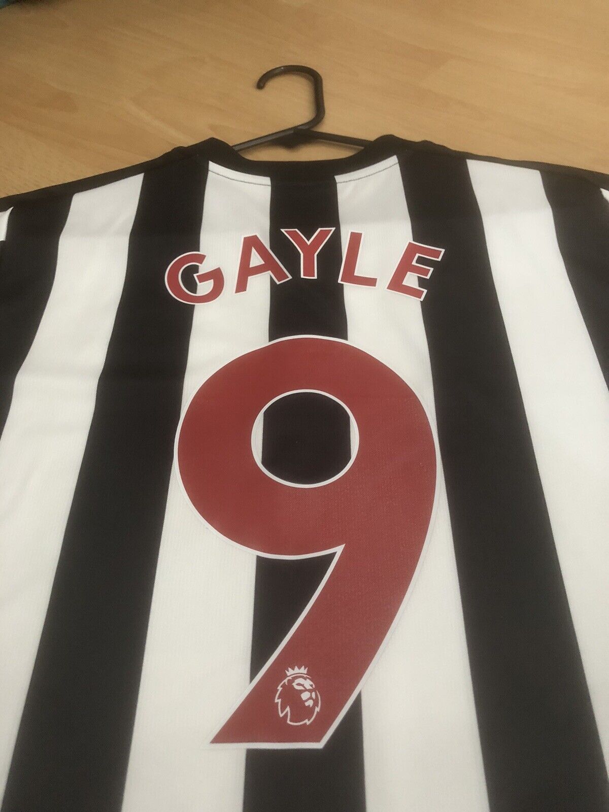 Gayle 9 Newcastle United Home Large 2017 18 Shirt Excellent Condition 751271