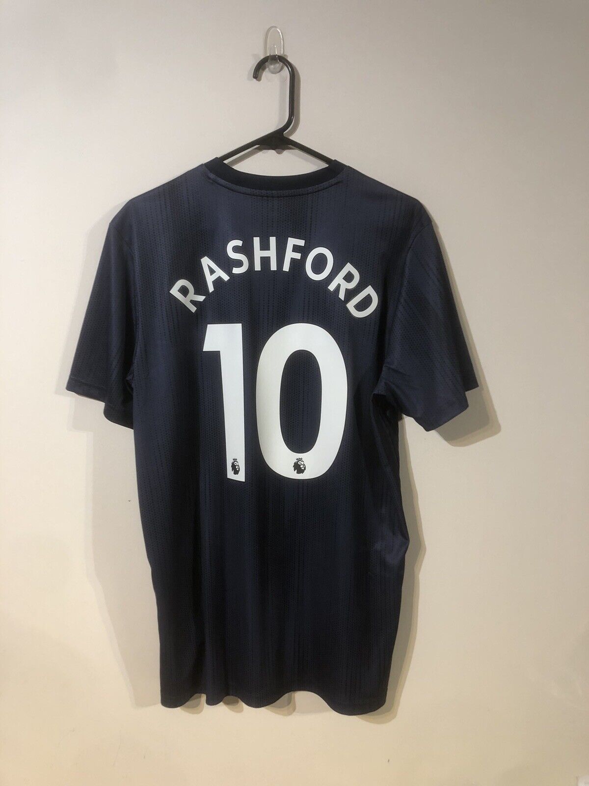 Rashford #10 Manchester United 2018/19 3rd Large Shirt Adidas Excellent Condit
