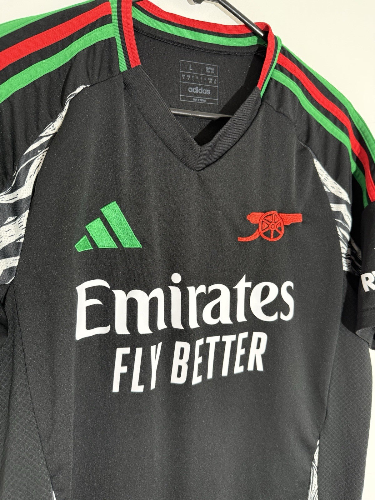Arsenal Saka #7 2024/25 Large Away Shirt Excellent Condition IT6148