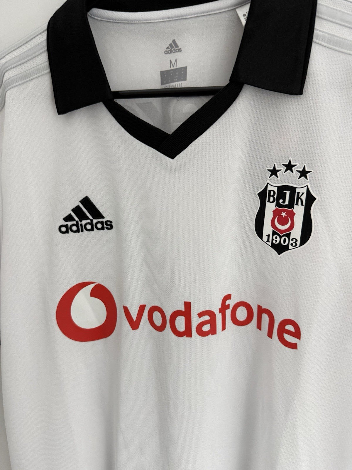 Besiktas Vagner #99 2018/19 Medium Home Shirt Adidas Excellent Condition CG0691