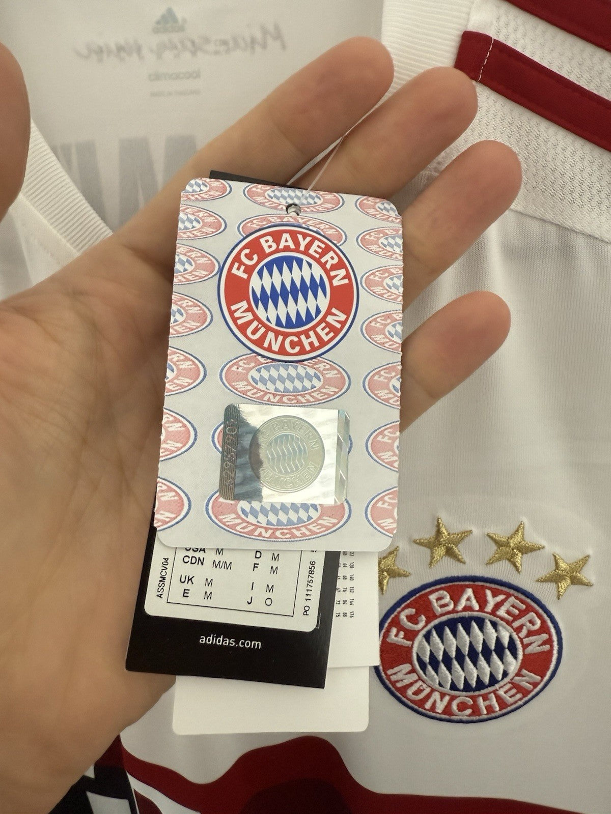 Bayern Munich Lewandowski #9 2015/16 Medium Away Shirt Adidas BNWT AH4790