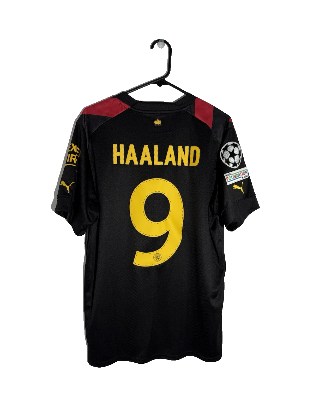 Manchester City Haaland #9 2022/23 Large Away CL Shirt BNWT 765722-02