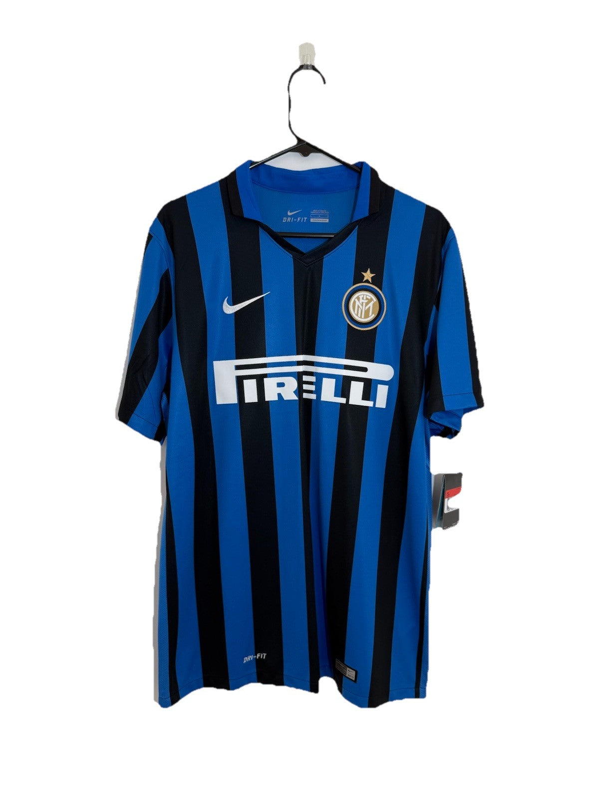 Inter Milan Telles #12 2015/16 Large Home Shirt Nike BNWT 658832-011