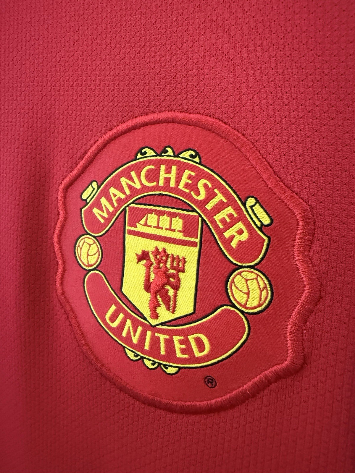 Man United Hargreaves #4 2010/11 Medium Home Excellent Condition 382469-623