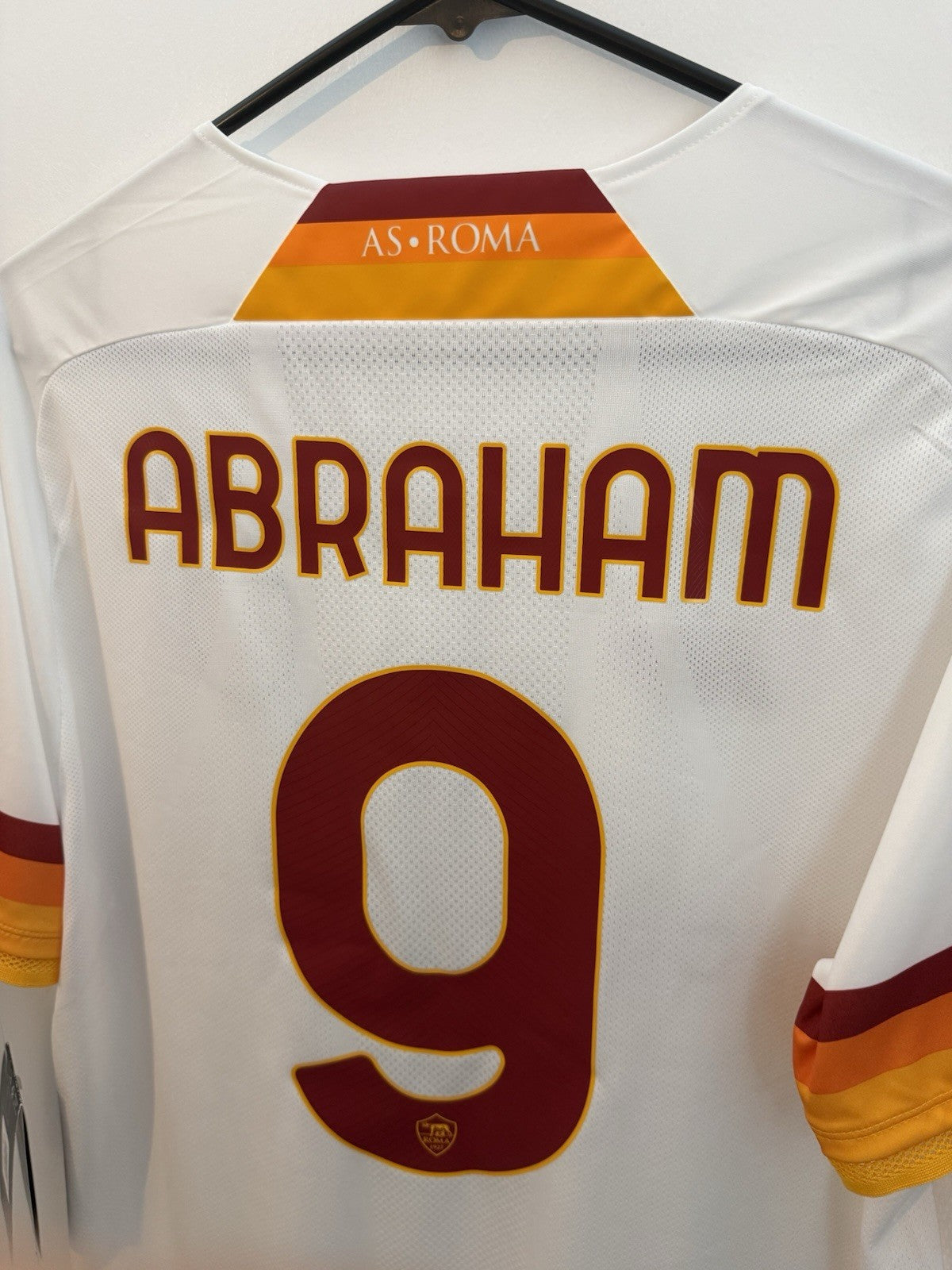 AS Roma Abraham #9 2021/22 Large Away Shirt New Balance BNWT MT130216