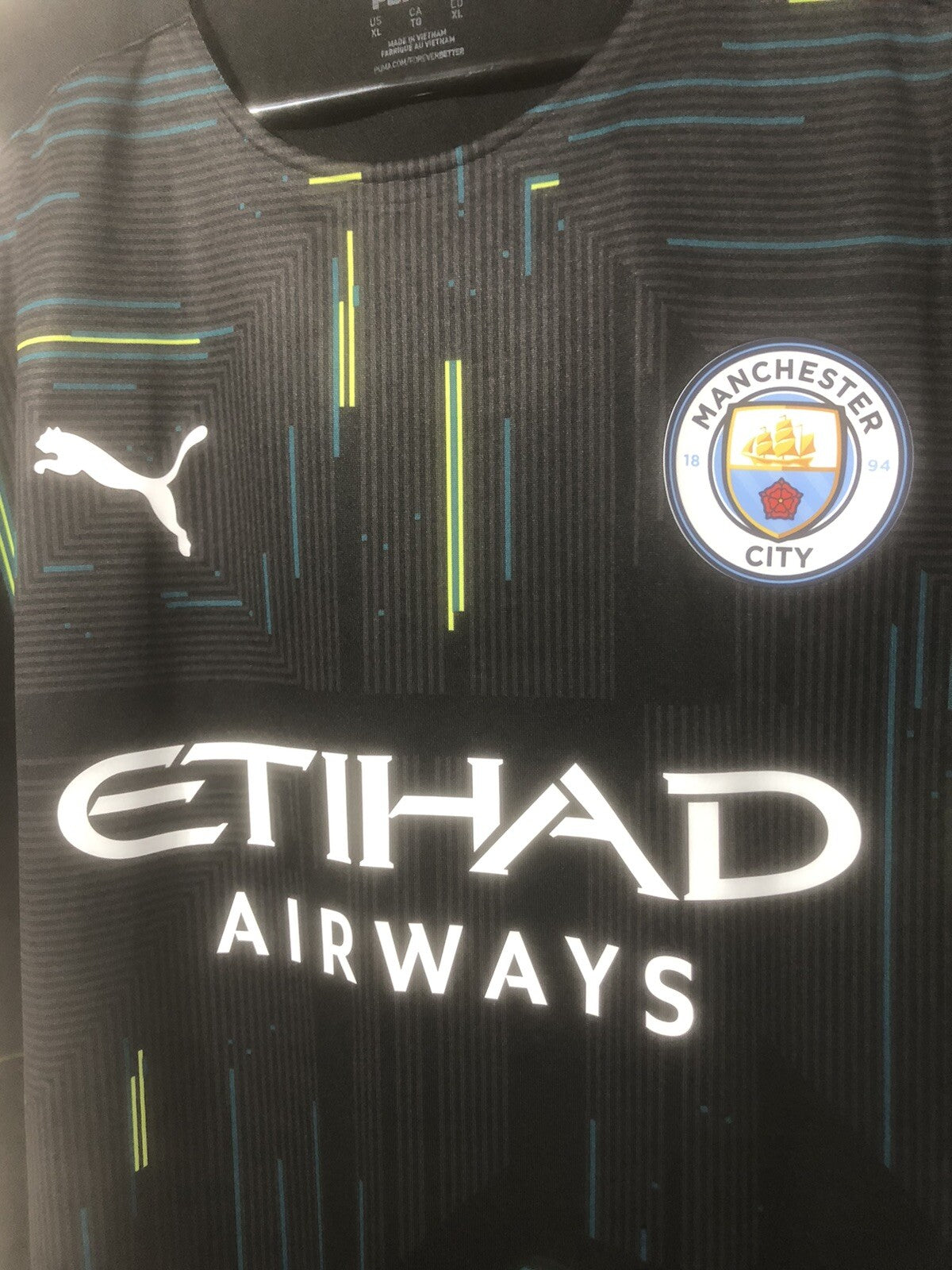 Man City Ederson M. #31 2021/22 XL Home Authentic GK BNWT 759185-49