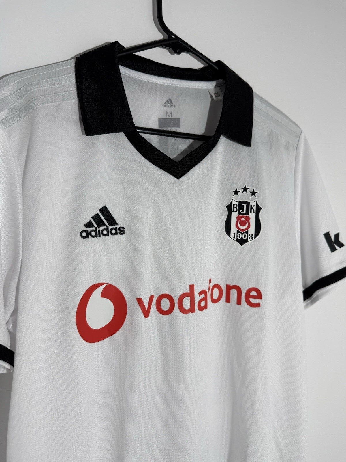 Besiktas Vagner #99 2018/19 Medium Home Shirt Adidas Excellent Condition CG0691