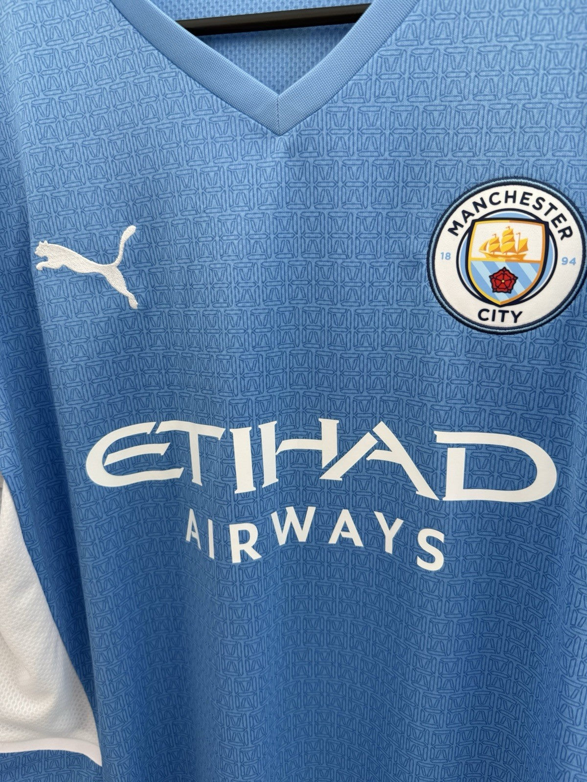 Manchester City Foden #47 2021/22 Large LS Home Shirt Puma BNWT 759203-01