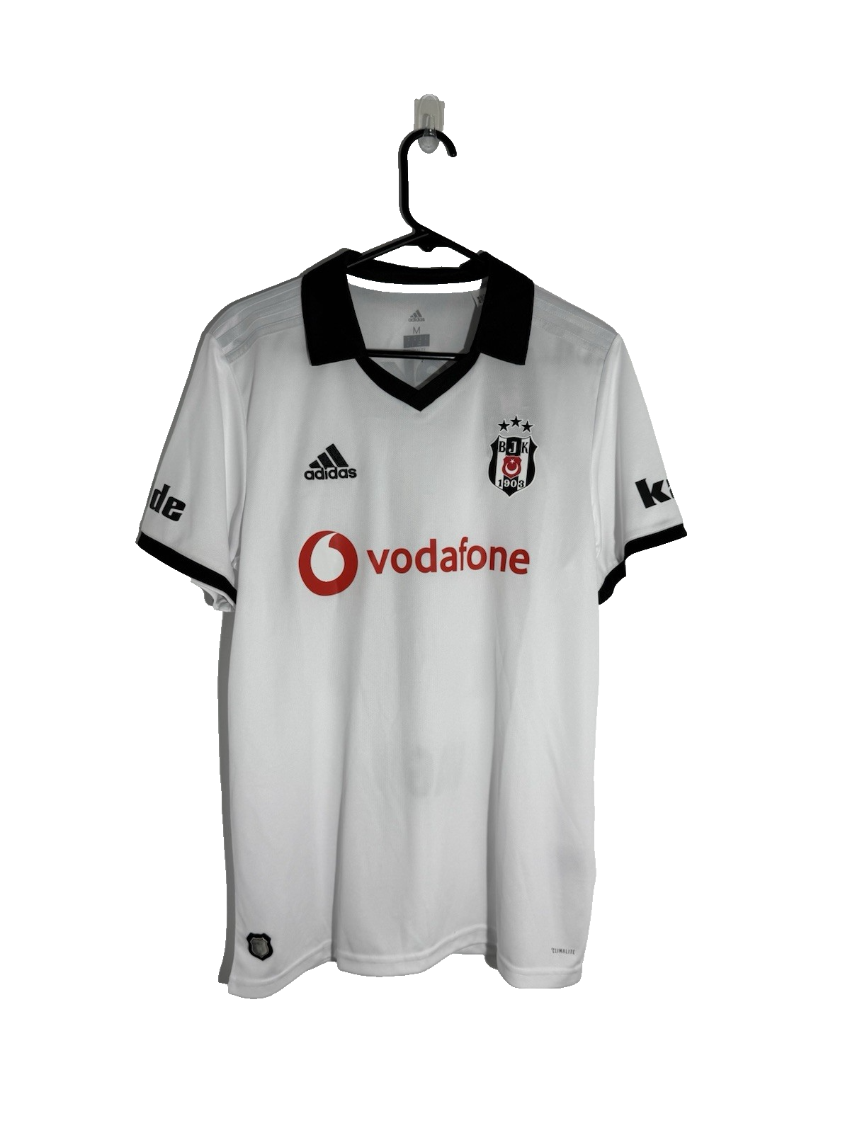 Besiktas Vagner #99 2018/19 Medium Home Shirt Adidas Excellent Condition CG0691