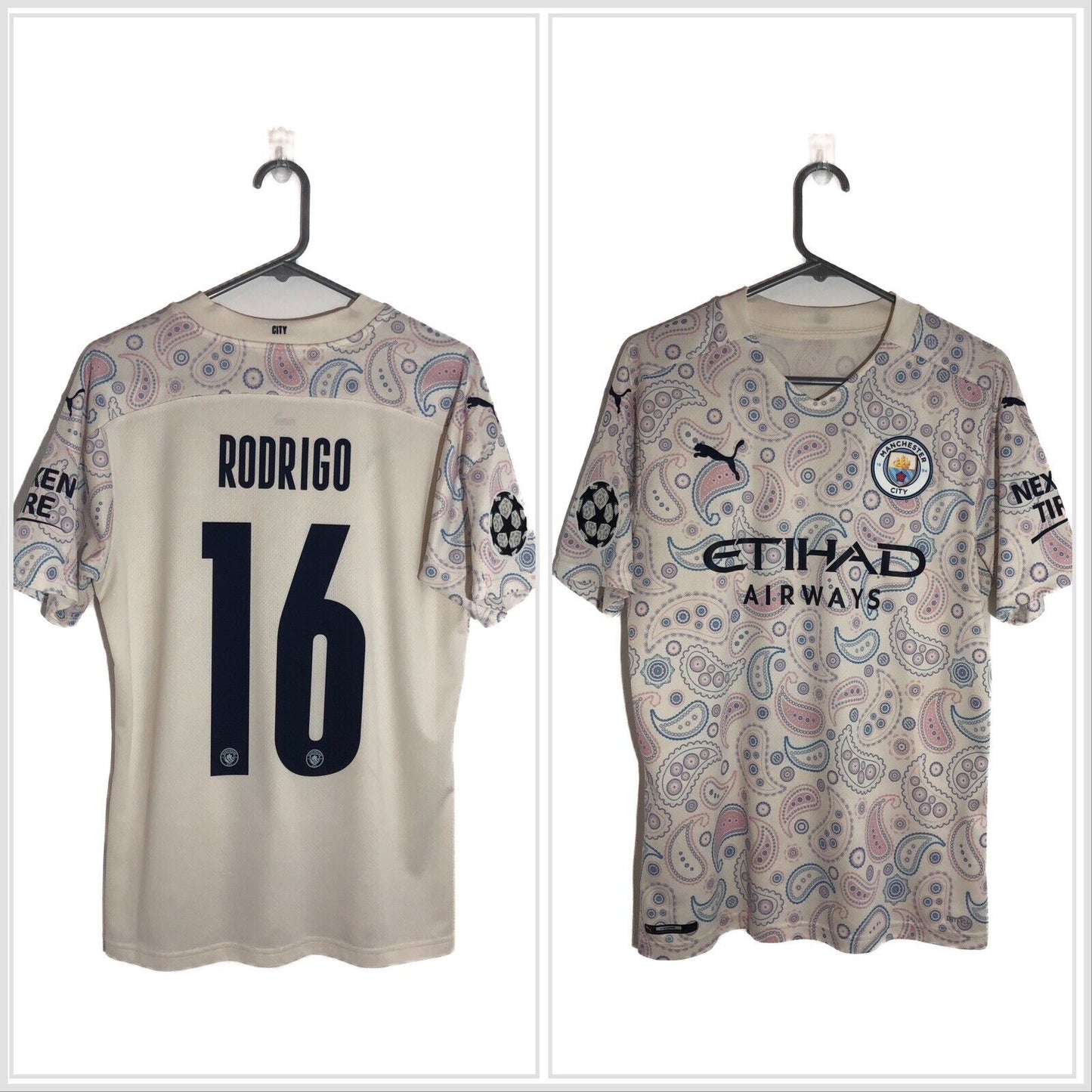 Rodrigo 16 Manchester City 2020 21 Medium Cl 3rd Excellent Condition 757095 03