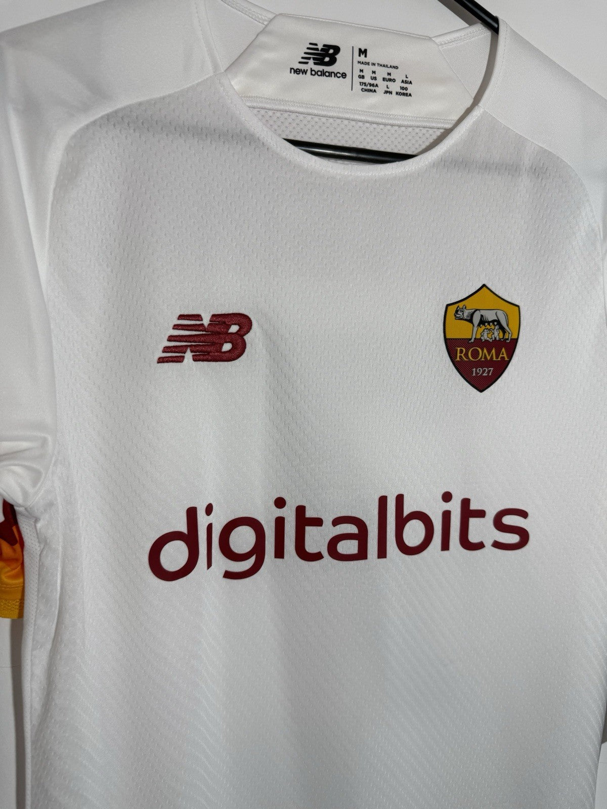 AS Roma Pellegrini #7 2021/22 Medium Away Pro Shirt BNWT MT130235
