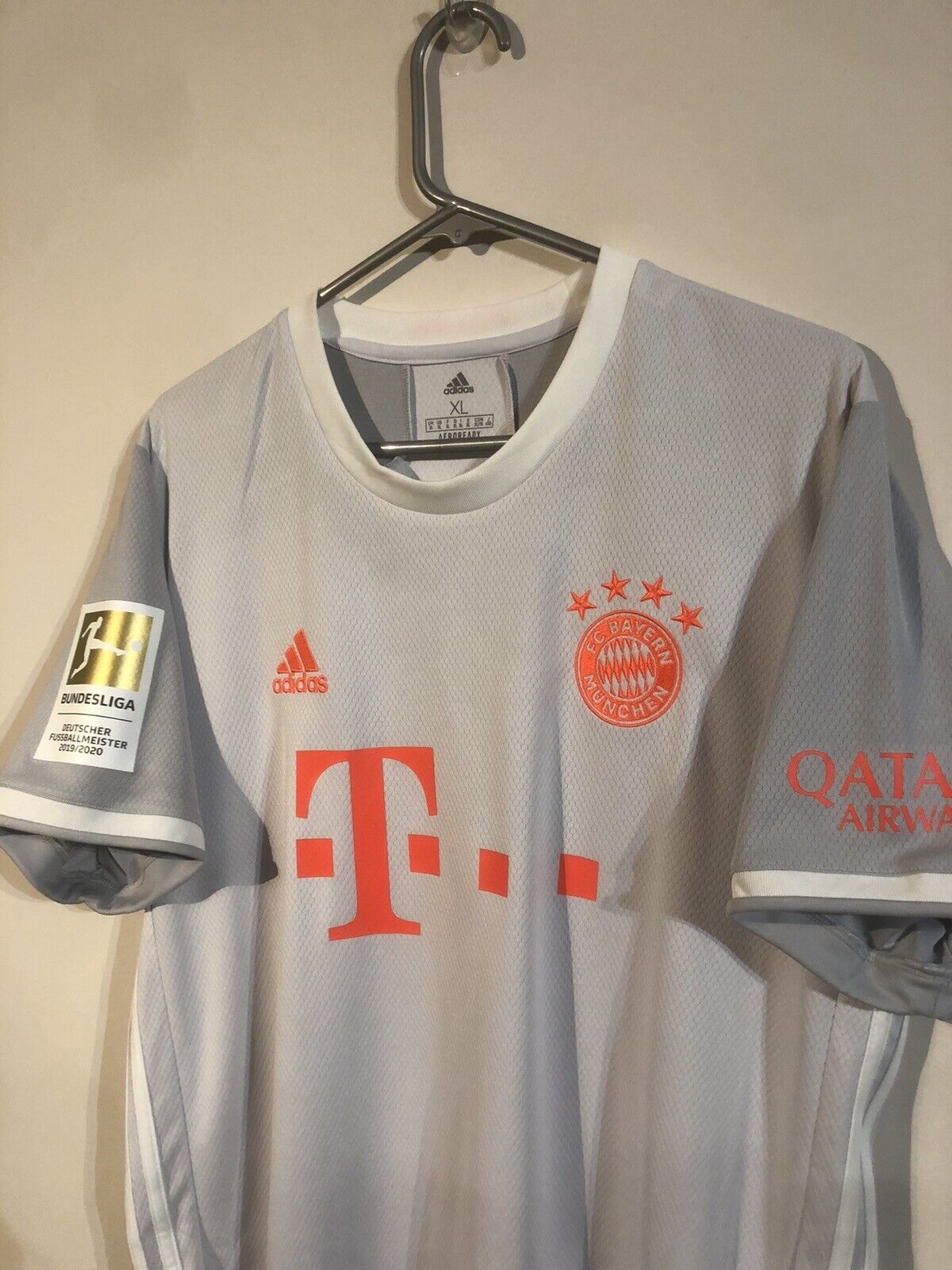 Lewandowski #9 Bayern Munich 2020/21 X-Large Away Shirt Excellent Condition