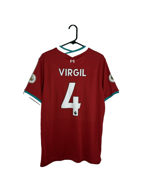 Liverpool Virgil #4 2020/21 XL WCC Home Shirt Excellent Condition CZ2636-687