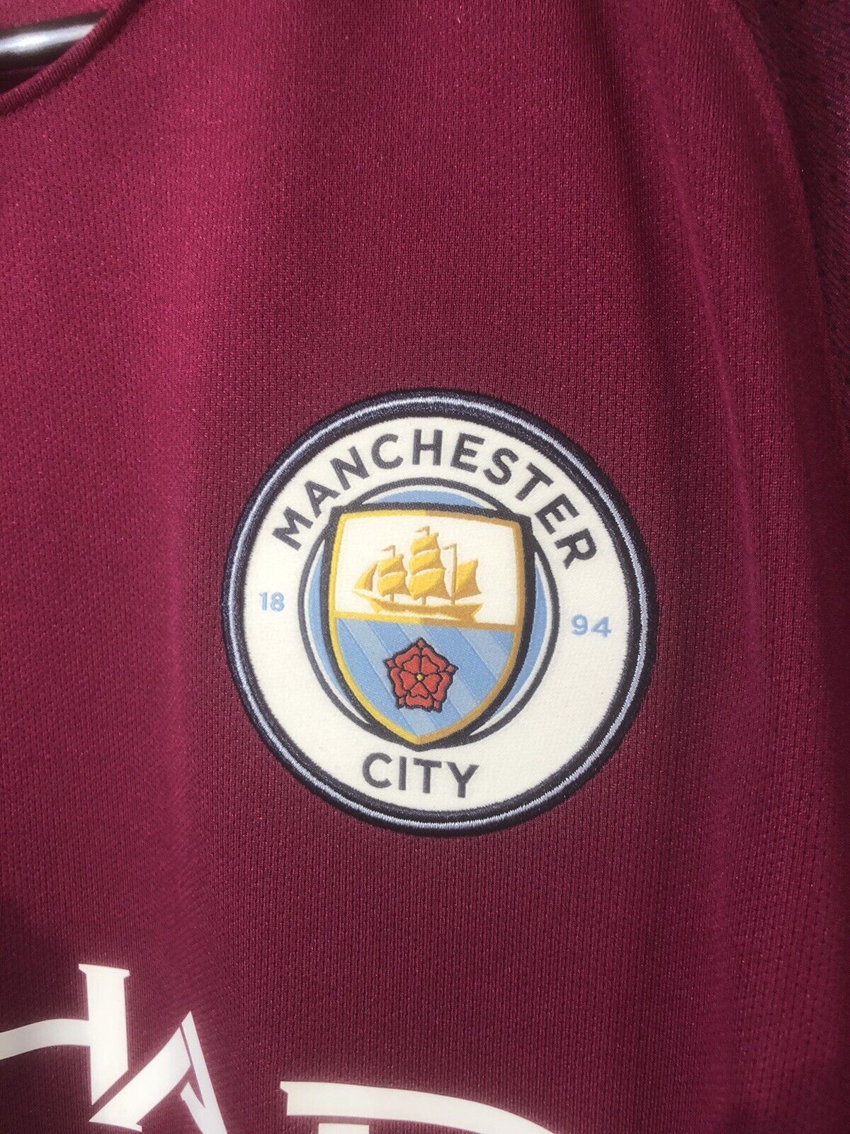 Gundogan #8 Manchester City 2017/18 Medium Away Football Shirt Nike BNWT