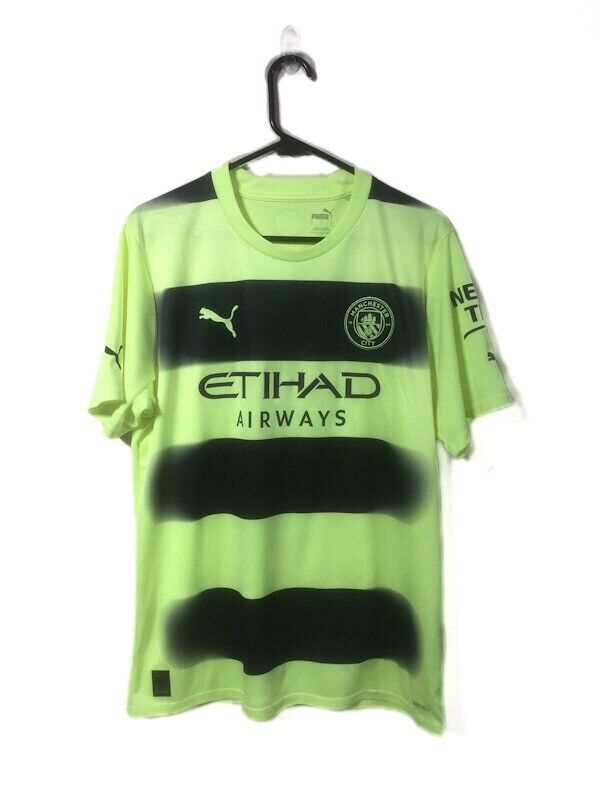 Rodri 16 Manchester City 2022 23 Large 3rd Shirt Excellent Condition 765734 03