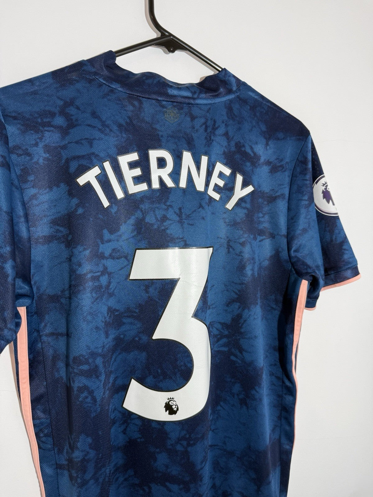 Arsenal Tierney #3 2020/21 Small 3rd Shirt Adidas Excellent Condition GH6653