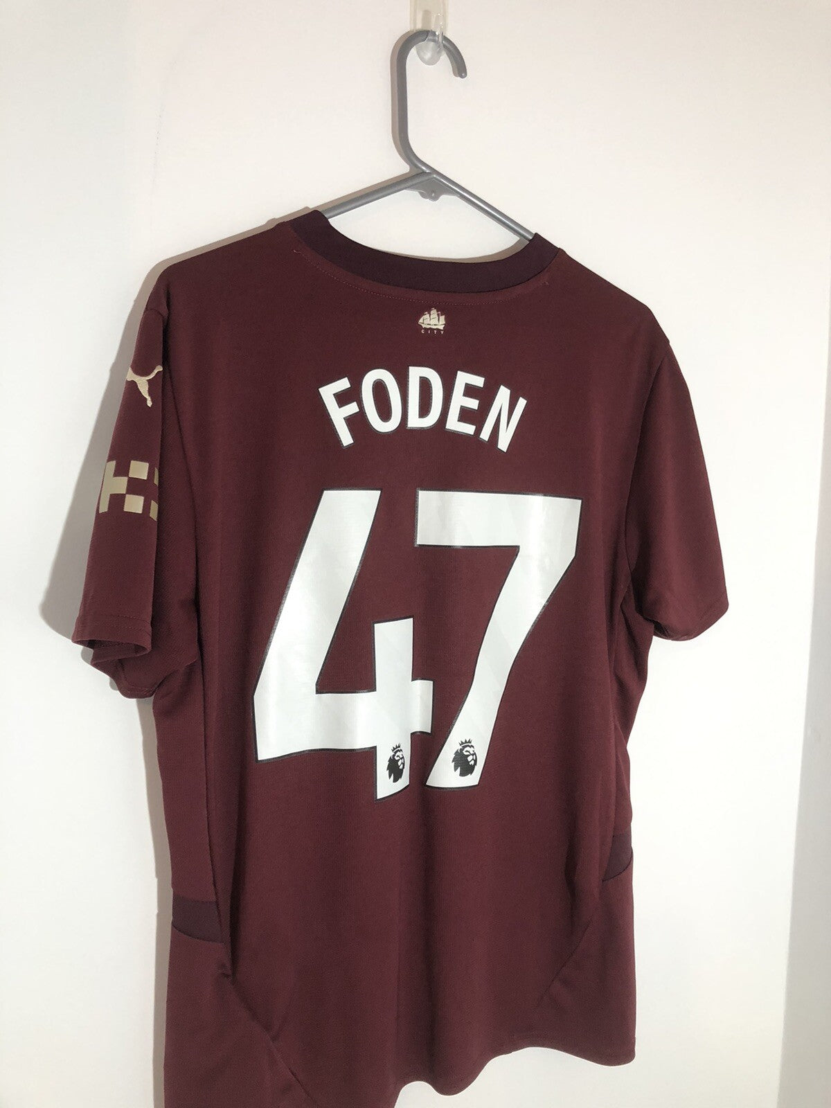 Manchester City Foden #47 2024/25 Medium 3rd Shirt Excellent Condition 775201-03
