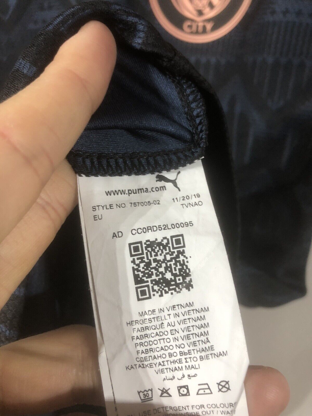 Foden 47 Man City 2020 21 Large Authentic Away Excellent Condition