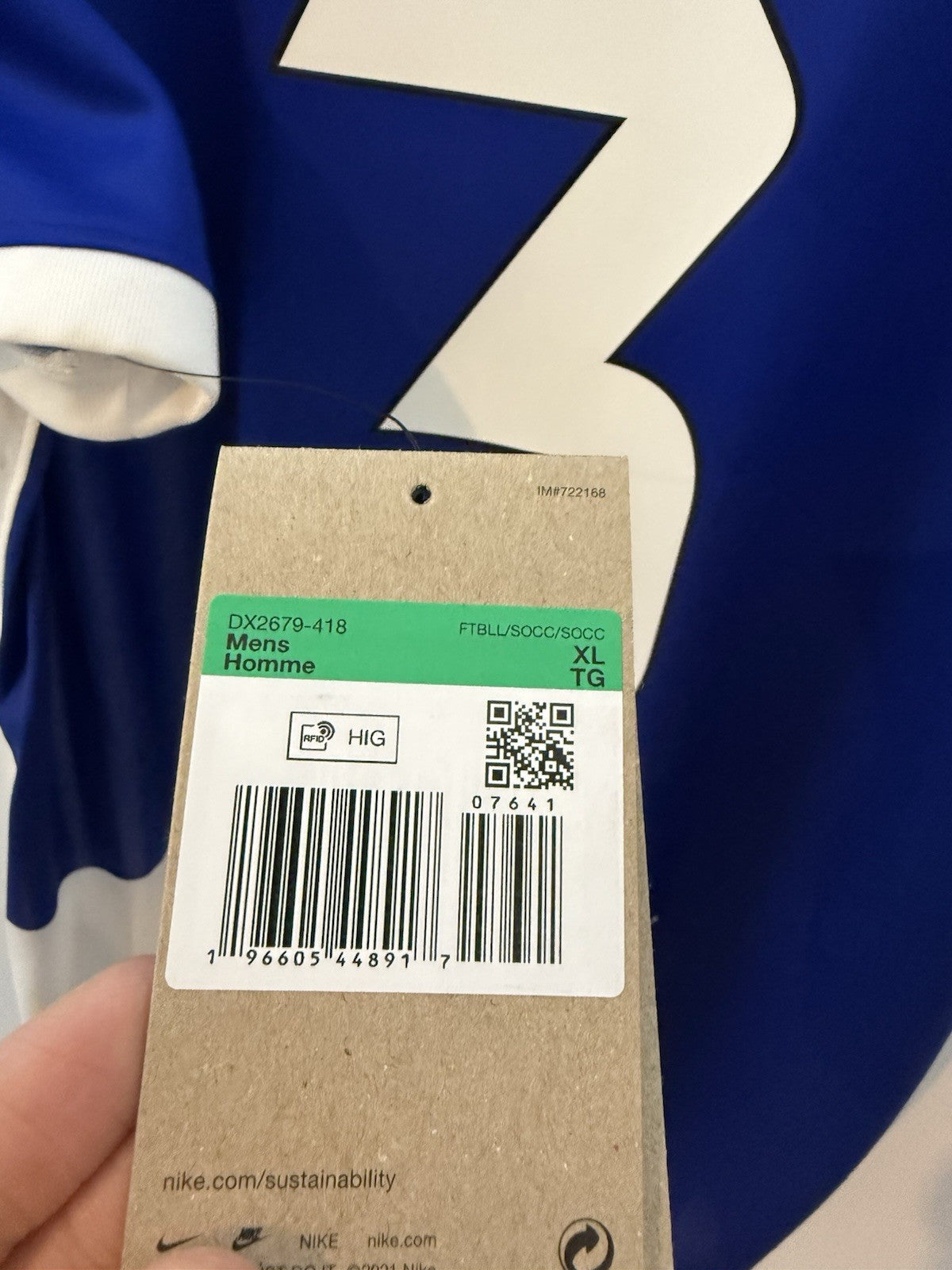 Atletico Madrid Azpilicueta #3 2023/24 XL 3rd BNWT DX2679-418