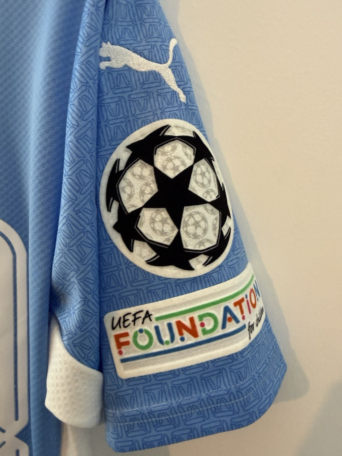 Manchester City Foden #47 2021/22 Medium Home CL Shirt BNWT 759202-01
