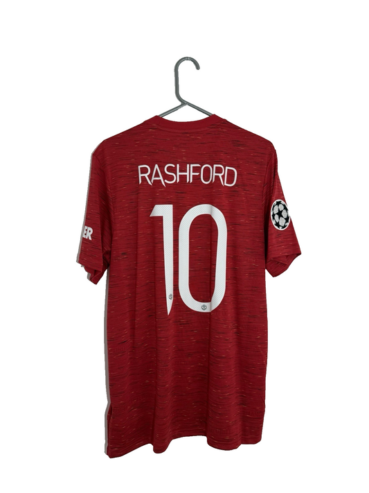 Manchester United Rashford #10 2020/21 Large Home CL Shirt Adidas BNWT GC7958
