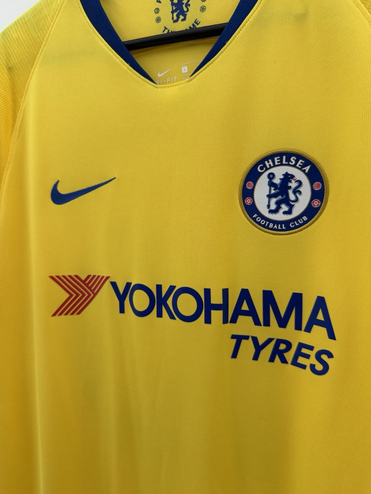 Chelsea Hazard #10 2018/19 Away Large Shirt Nike Excellent Condition 919008-720