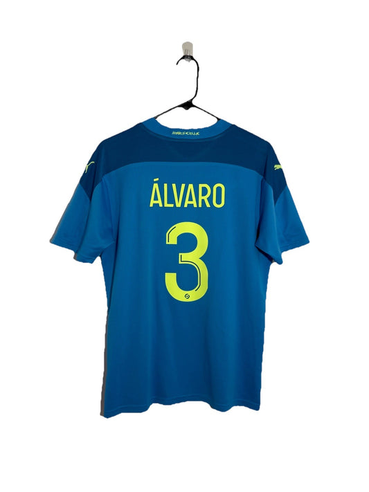 Olympique Marseille Alvaro #3 2020/21 Medium 3rd Excellent Condition 757038-04