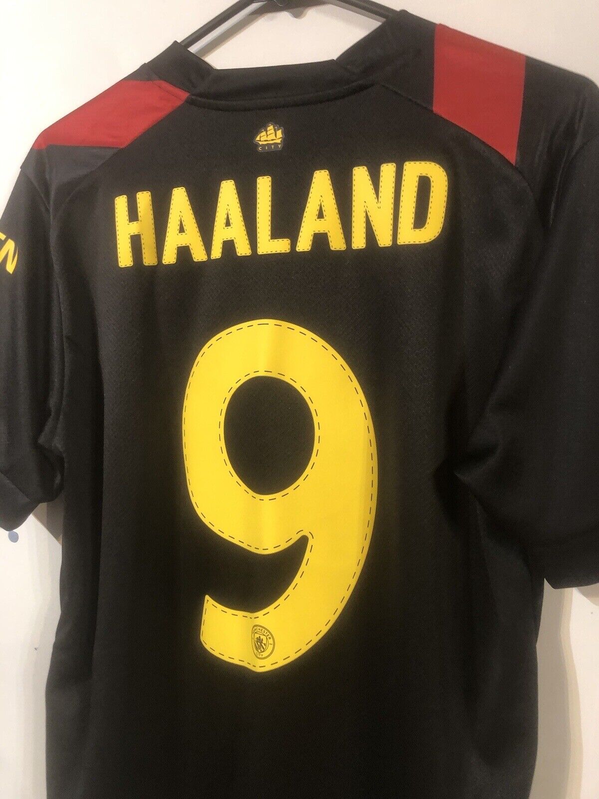 Haaland #9 Manchester City Treble 2022/23 Medium Away Shirt Excellent Condition