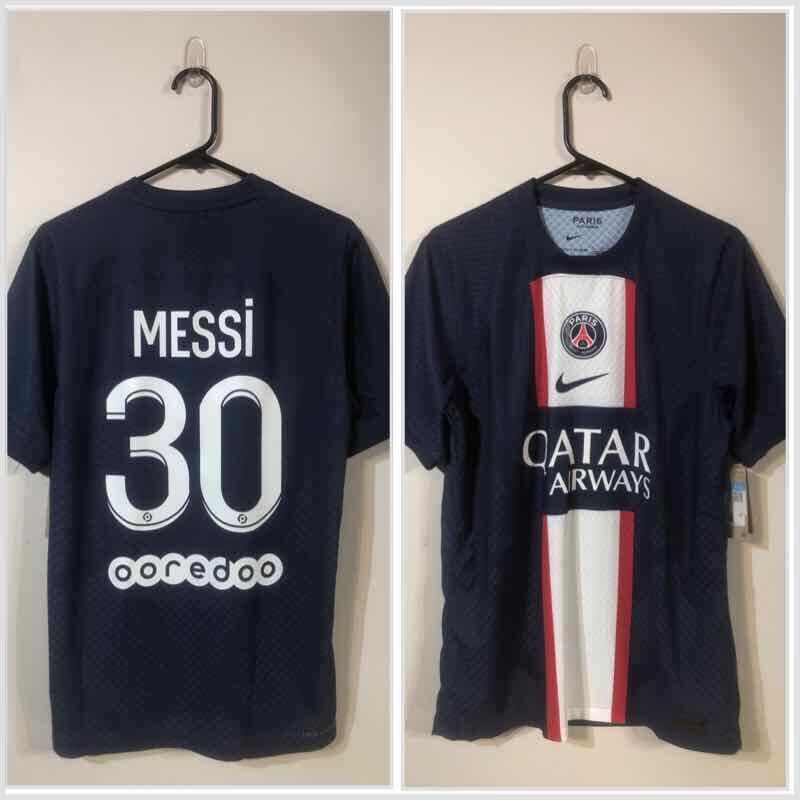 Messi #30 Paris St Germain DriFitAdv 2022/23 Medium Home Shirt Excellent Conditi