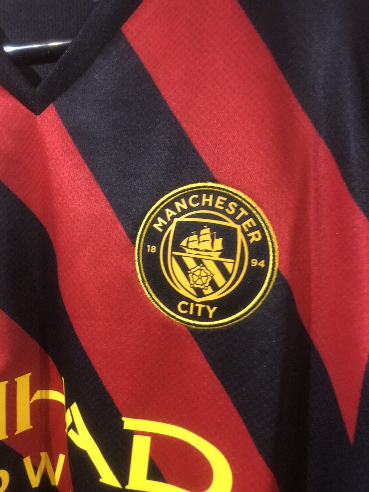 Rodri #16 Manchester City Treble 2022/23 Medium Away Shirt BNWT