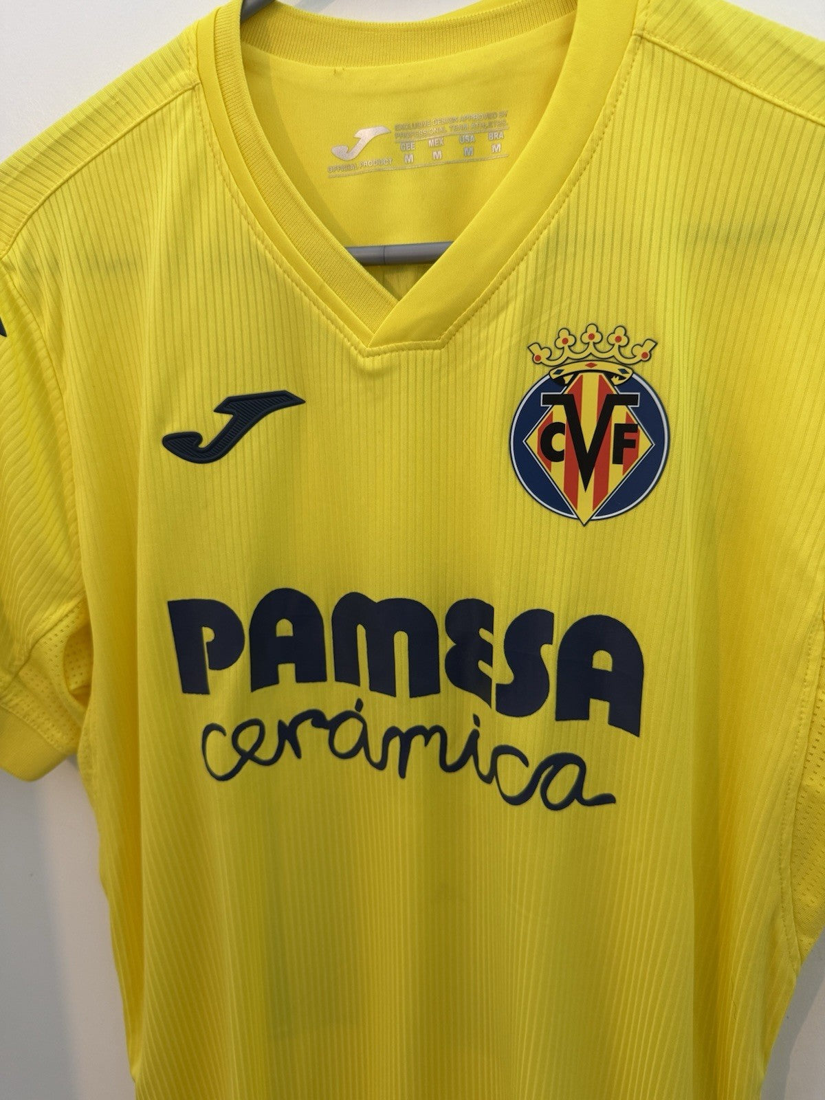 Villarreal Chuckwueze #11 2020/21 Medium Home Shirt Excellent Condition