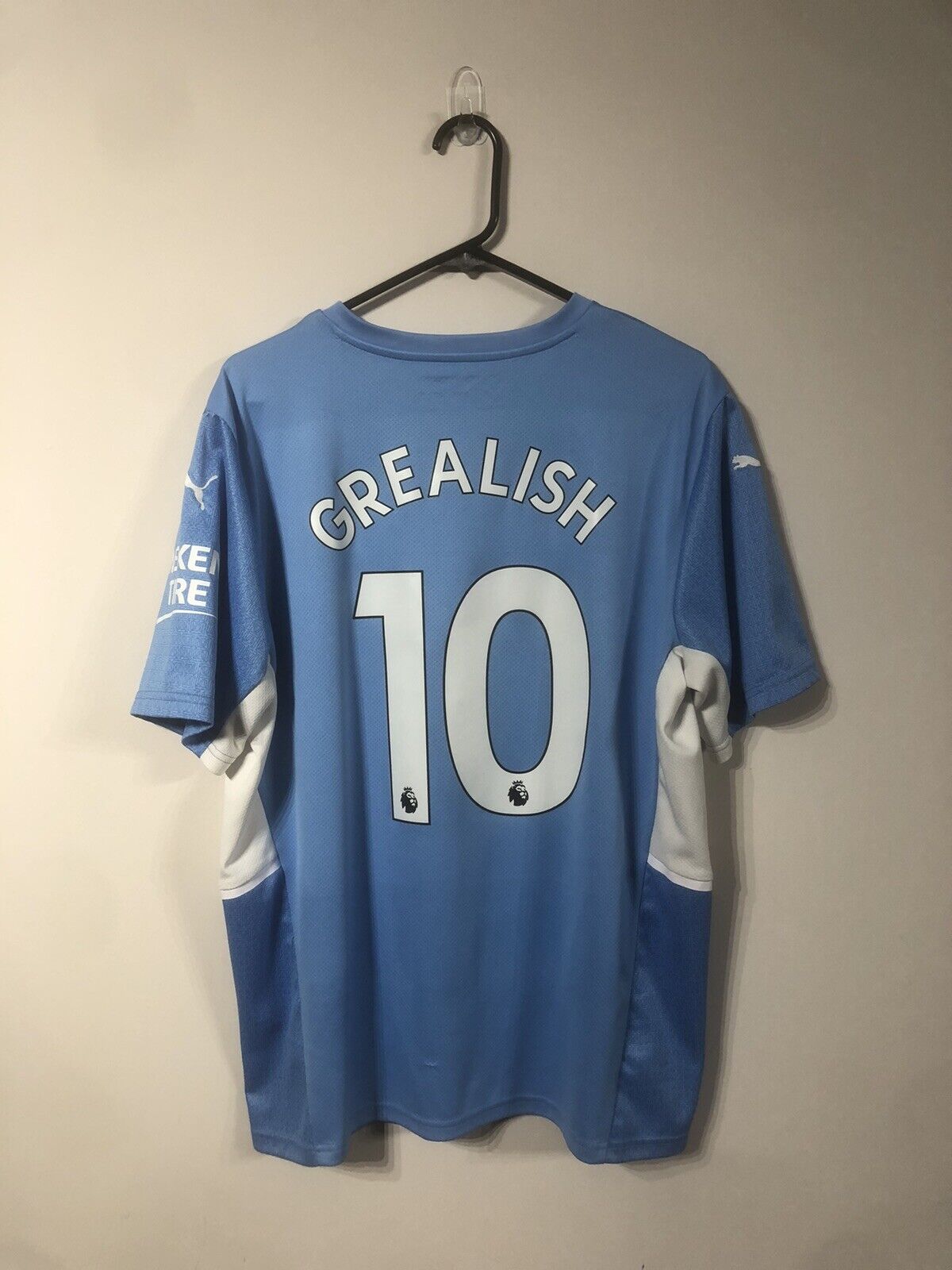 Grealish #10 Manchester City 2021/22 XL Home Shirt Excellent Condition